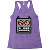 robot funny Racerback Tank