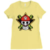 pirate plumber Ladies Fitted T-Shirt