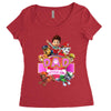 paw patrol birthday girl dad Women's Triblend Scoop T-shirt