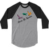 ducks fly together 3/4 Sleeve Shirt