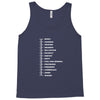 beard length chart funny professor grandpa mustache humor Tank Top