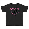 Baby Girl with Heart Any Name Customized Toddler T-shirt
