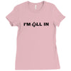 i'm all in poker player Ladies Fitted T-Shirt