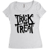 trick or treat Women's Triblend Scoop T-shirt