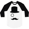 moustache gentleman 3/4 Sleeve Shirt