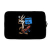 looney tunes genius at work Laptop sleeve