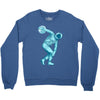 astronaut discus throwing Crewneck Sweatshirt