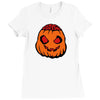 halloween pumpkin Ladies Fitted T-Shirt