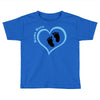 Baby Boy with Heart Any Name Customized Toddler T-shirt