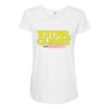 Estar Guars Lightsaber Maternity Scoop Neck T-shirt
