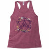 20 Dice Flowers Racerback Tank