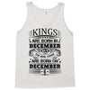 Real Kings Are Born On December 6 Tank Top