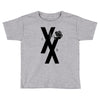 mgk t xx shirt flower black rose Toddler T-shirt