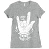 stand for heavy metal Ladies Fitted T-Shirt
