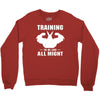Training to be Like All Might Crewneck Sweatshirt