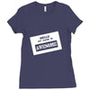 my name is awesome Ladies Fitted T-Shirt