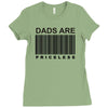 dads are priceless   dad t shirt Ladies Fitted T-Shirt