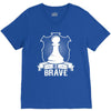 Be Brave - Chess Pawn - Chess Lover V-Neck Tee