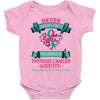Thyroid Cancer Warrior Baby Bodysuit