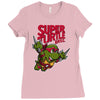 super turtle bros raph Ladies Fitted T-Shirt