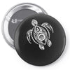 hawaiian turtle tribal art Pin-back button