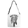 rock and roll Adjustable Strap Totes