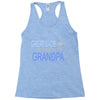 get promoted to grandpa Racerback Tank