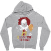 it pennywise clown Zipper Hoodie