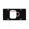 glass and coffee License Plate