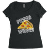Pizza Bitch Women's Triblend Scoop T-shirt