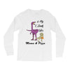 mama &amp; pizza dinasour Long Sleeve Shirts