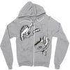 self made zombie Zipper Hoodie