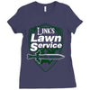 links lawn service Ladies Fitted T-Shirt