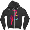 jake paul cool colors Zipper Hoodie