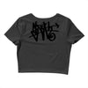 i am sloth back Crop Top