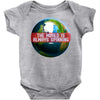 the world is always spinnin Baby Bodysuit