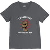 id rather be fighting the man V-Neck Tee