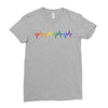 LGBT Heartbeat Ladies Fitted T-Shirt