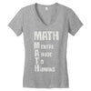 math mental abuse to humans Women's V-Neck T-Shirt