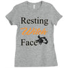 resting witch face   fall t shirt   funny halloween Ladies Fitted T-Shirt