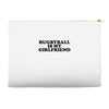rugbyball is my girlfriend Accessory Pouches
