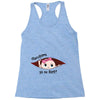 April Peeking Out Baby Girl in Spanish Racerback Tank