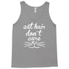cat hair don't care cute crazy cat Tank Top