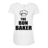 the bun baken Maternity Scoop Neck T-shirt
