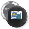 rose's green Pin-back button