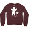bear grills bbq funny Crewneck Sweatshirt