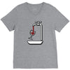 wine V-Neck Tee