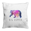Big Dipper with Galaxy Throw Pillow