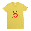 red logo best Ladies Fitted T-Shirt
