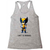 i don't do mornings Racerback Tank